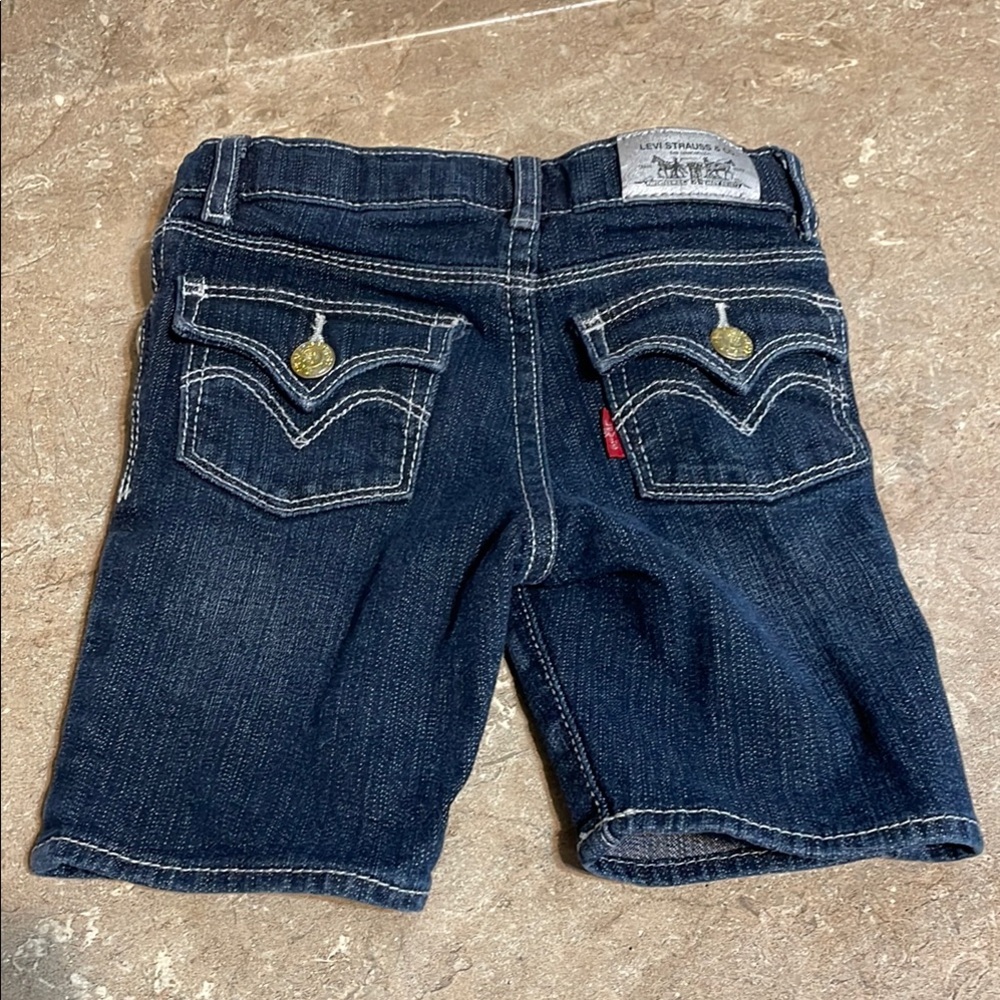 Levi's Size 2T Levi Strauss Indigo Denim Shorts